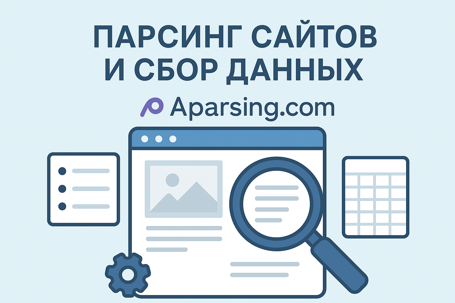 Парсинг сайтов и сбор данных